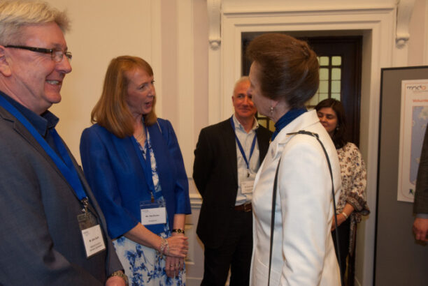 Formal reception with Rita Brewis meeting Princess Anne